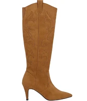 J. Renee Siera Suede Western Inspired Boots