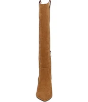 J. Renee Siera Suede Western Inspired Boots