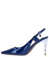 J. Renee Sirmati Patent Slingback Pumps