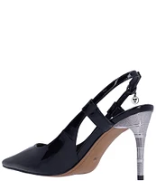 J. Renee Sirmati Patent Slingback Pumps