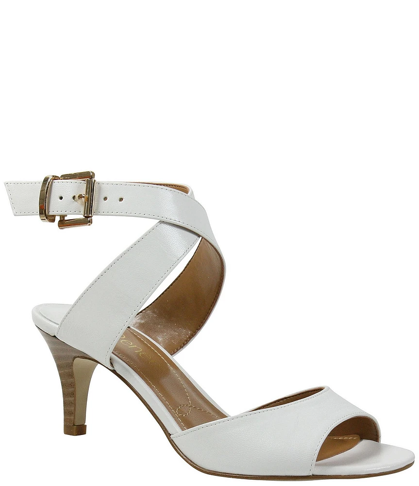 J. Renee Soncino Leather Dress Sandals