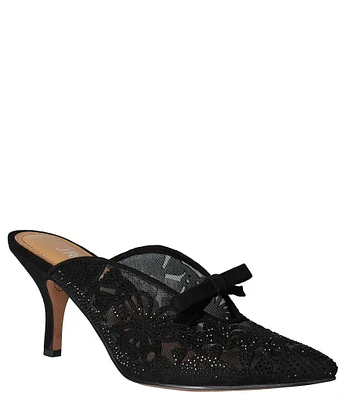 J. Renee Taisley Rhinestone Dress Mules