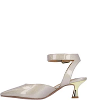 J. Renee Tamsin Patent Ankle Strap Dress Pumps