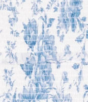 J.Marie Big Girls 7-14 Chloe Toile Print Puff Sleeve Dress