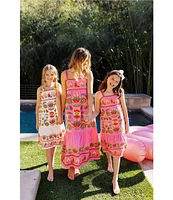 J.Marie Big Girls 7-14 Landon Embroidered Tiered Dress