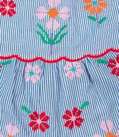 J.Marie Big Girls 7-14 Tristen Embroidered Shorts