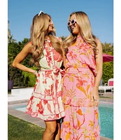 J.Marie Coordinating Playa Lace Midi Tiered Skirt