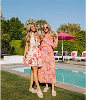 J.Marie Coordinating Playa Lace Midi Tiered Skirt