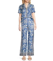 J.McLaughlin Carter Floral Trace Straight Coordinating Pants