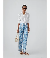 J.McLaughlin Carter Floral Trace Straight Coordinating Pants