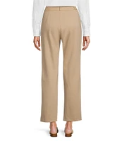 J.McLaughlin Deanne Split Front Hem Knit Straight Leg Cropped Pants