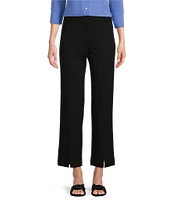 J.McLaughlin Deanne Split Front Hem Knit Straight Leg Cropped Pants