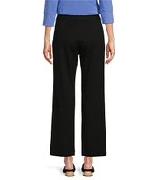 J.McLaughlin Deanne Split Front Hem Knit Straight Leg Cropped Pants