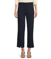 J.McLaughlin Deanne Split Front Hem Knit Straight Leg Cropped Pants