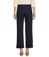 J.McLaughlin Deanne Split Front Hem Knit Straight Leg Cropped Pants