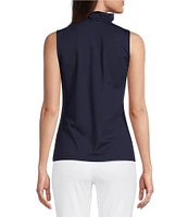 J.McLaughlin Durham Sleeveless Ruffle V-Neck Top