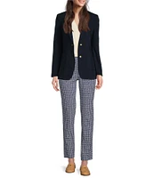 J.McLaughlin Masie Amelia Cloth Flat Front Pull On Crop Pant