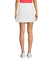 J.McLaughlin Palm Spring Solid White Knit Pocketed Skort