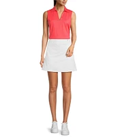 J.McLaughlin Palm Spring Solid White Knit Pocketed Skort