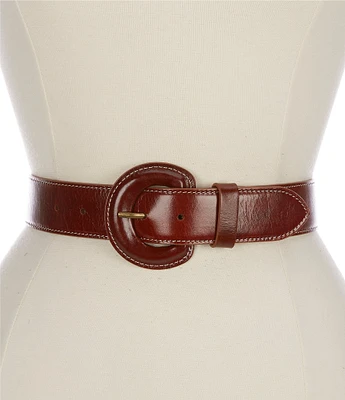 J.McLaughlin Sedona Vegetable Tanned Cow Hide Leather Belt