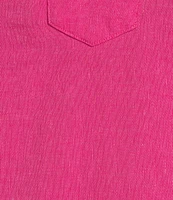 J.McLaughlin Woven Eyelet Split V-Neck 3/4 Sleeve Dress