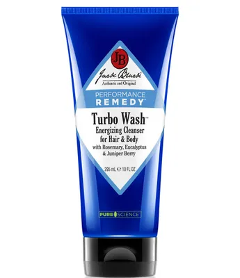 Jack Black Turbo Wash Energizing Cleanser for Hair & Body with Rosemary, Eucalyptus & Juniper Berry