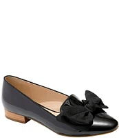 Jack Rogers Brookline Bow Patent Leather Loafers