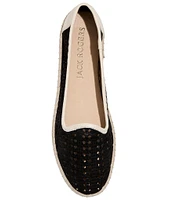 Jack Rogers Conwell Nubuck Perforated Slip-On Flats