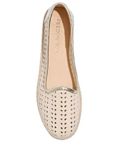 Jack Rogers Conwell Nubuck Perforated Slip-On Flats