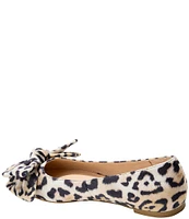 Jack Rogers Debra Leopard Print Ballet Bow Flats