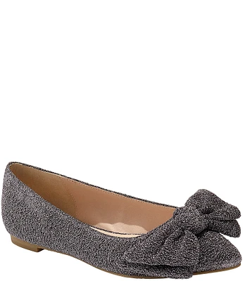 Jack Rogers Debra Sparkle Ballet Bow Flats