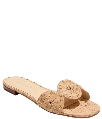 Jack Rogers Ellis Cork Studded Flat Sandals