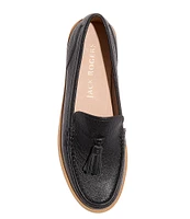 Jack Rogers Hunley Leather Tassel Loafers