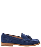 Jack Rogers Hunley Suede Tassel Loafers