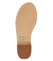 Jack Rogers Jacks Leather Flat Thong Sandals