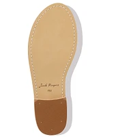 Jack Rogers Jacks Leather Flat Thong Sandals