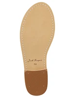 Jack Rogers Jacks Leather Flat Thong Sandals