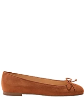 Jack Rogers Kenlyn Suede Bow Ballet Flats