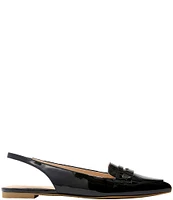 Jack Rogers Pennie Patent Leather Slingback Flats