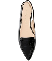 Jack Rogers Pennie Patent Leather Slingback Flats