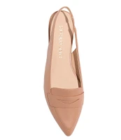 Jack Rogers Pennie Sling Back Ballet Leather Flats