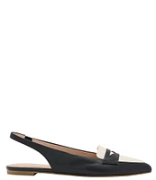 Jack Rogers Pennie Sling Back Ballet Leather Flats