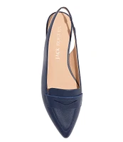 Jack Rogers Pennie Sling Back Ballet Leather Flats