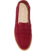 Jack Rogers Tipson Suede Penny Loafers