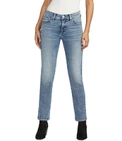 Jag Jeans Cassie Mid-Rise Slim Straight Leg Jeans