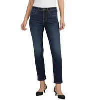 Jag Jeans Cassie Mid-Rise Slim Straight Leg Jeans