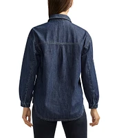 Jag Jeans Collette Denim Relaxed Button Down Patch Pocket Shirt