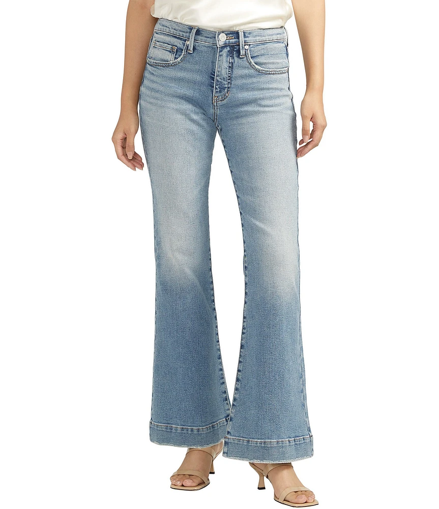 Jag Jeans Kait Stretch Mid Rise Flare Leg Jeans