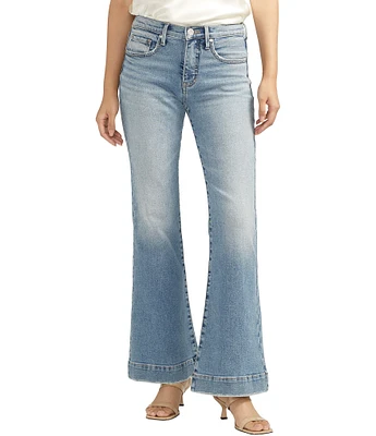 Jag Jeans Kait Stretch Mid Rise Flare Leg Jeans