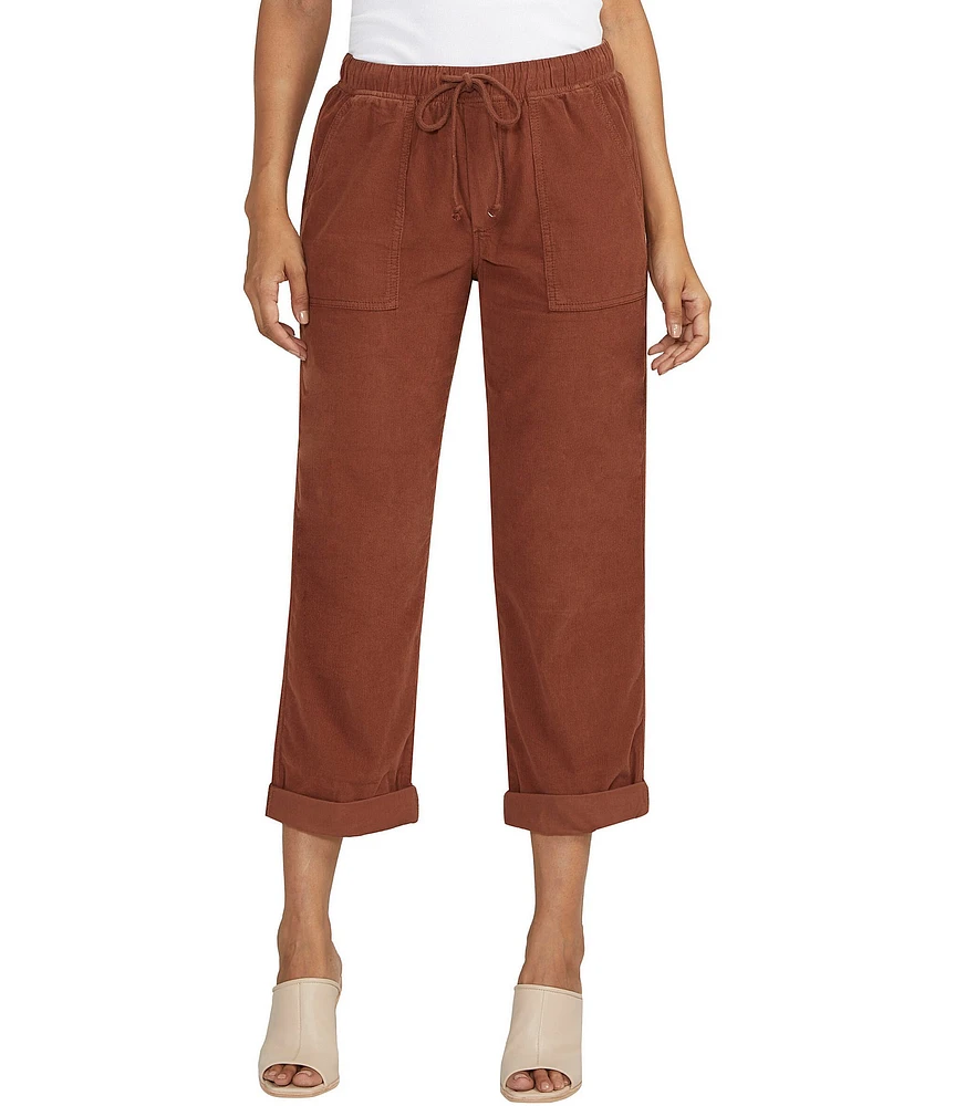 Jag Jeans Relaxed Corduroy Straight Leg Drawstring Pants